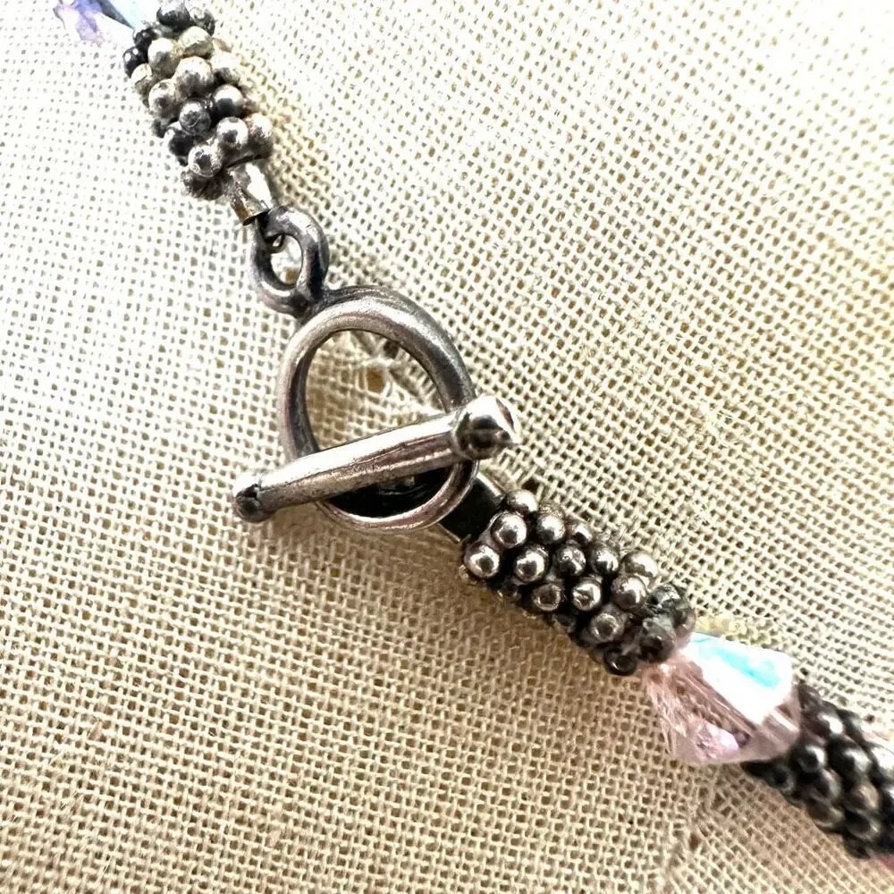 Handmade Artisan choker Necklace with Genuine Vintage Swarovski Crystals 💖 Ster